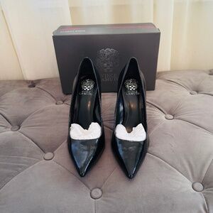 Black Patent Leather heels, Vince Camuto